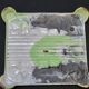 Art Nouveau trivet foundry Deville in enamelled cast iron Elephants model