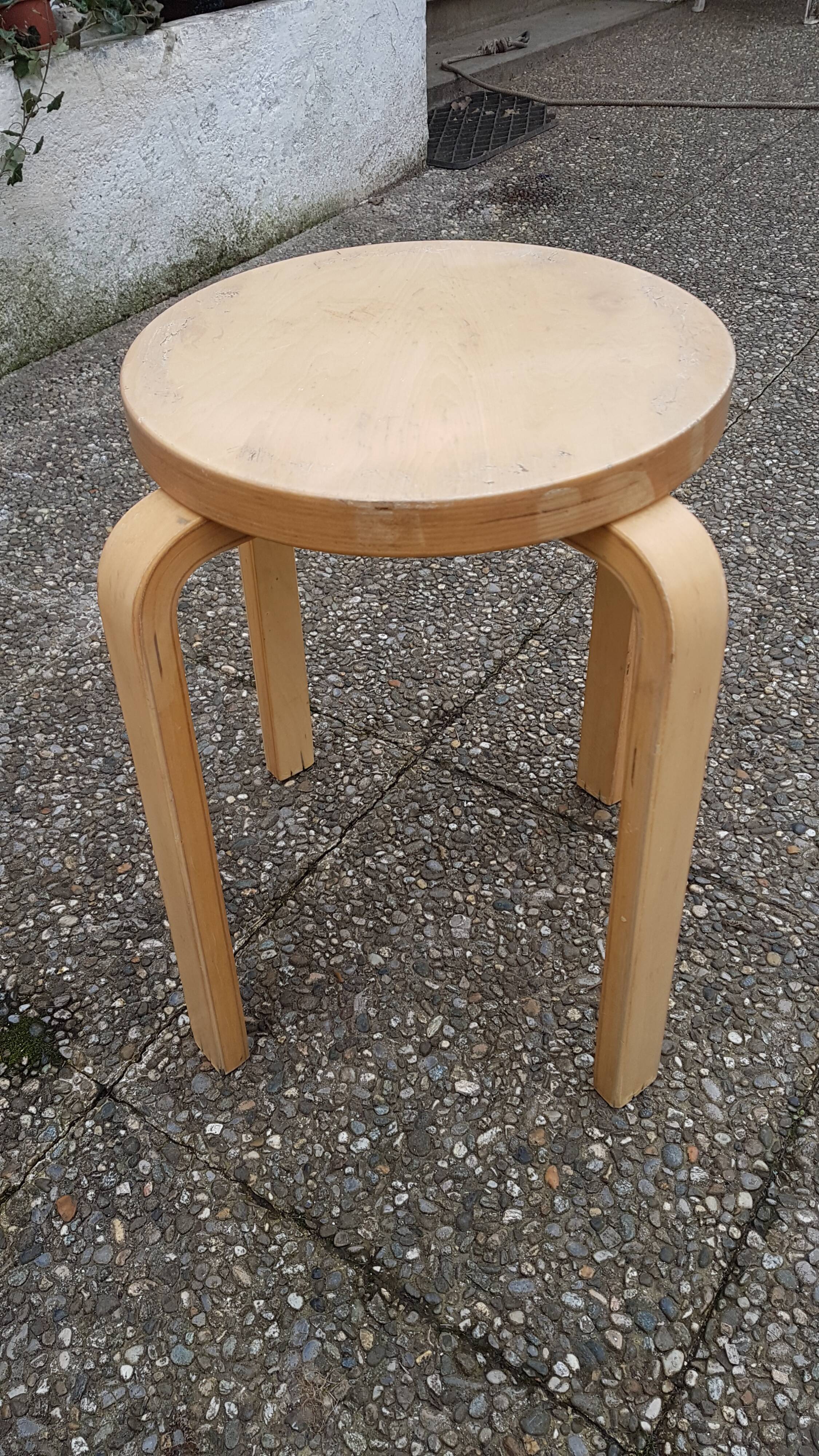 Sixties wooden stool