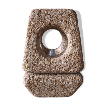 Sculptural lamp in stone 1960-70