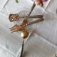Antique service for sweets or hors d'oeuvres