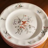 8 assiettes à dessert