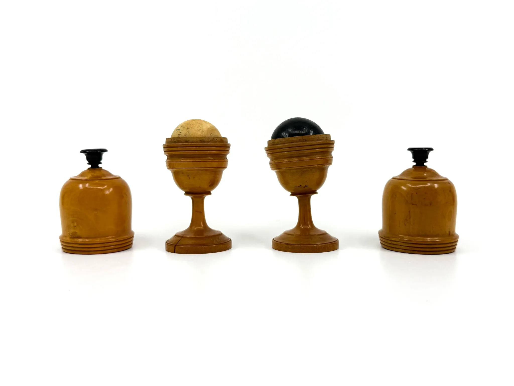Magic trick vases • Turned boxwood • Napoleon III
