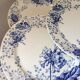 Ironstone plate Creil and Montereau primrose decoration 19th century