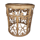 Table basse ou tabouret rotin peacock
