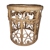 Table basse ou tabouret rotin peacock
