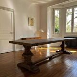 SPIRITO monastery table in solid oak - length 200 cm