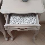 Pair of vintage bedside tables