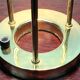 Vintage lamp with glass intensity dimmer and brass Italian design 1980'S