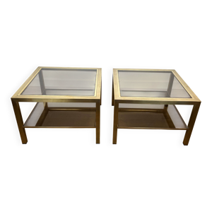 Paire d'importants bouts - laiton