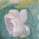 Tableau ancien bouquet de fleurs