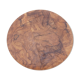 Under wooden dish