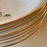 6 Gien hollow plates