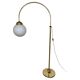 Large Art Deco floor lamp in brass