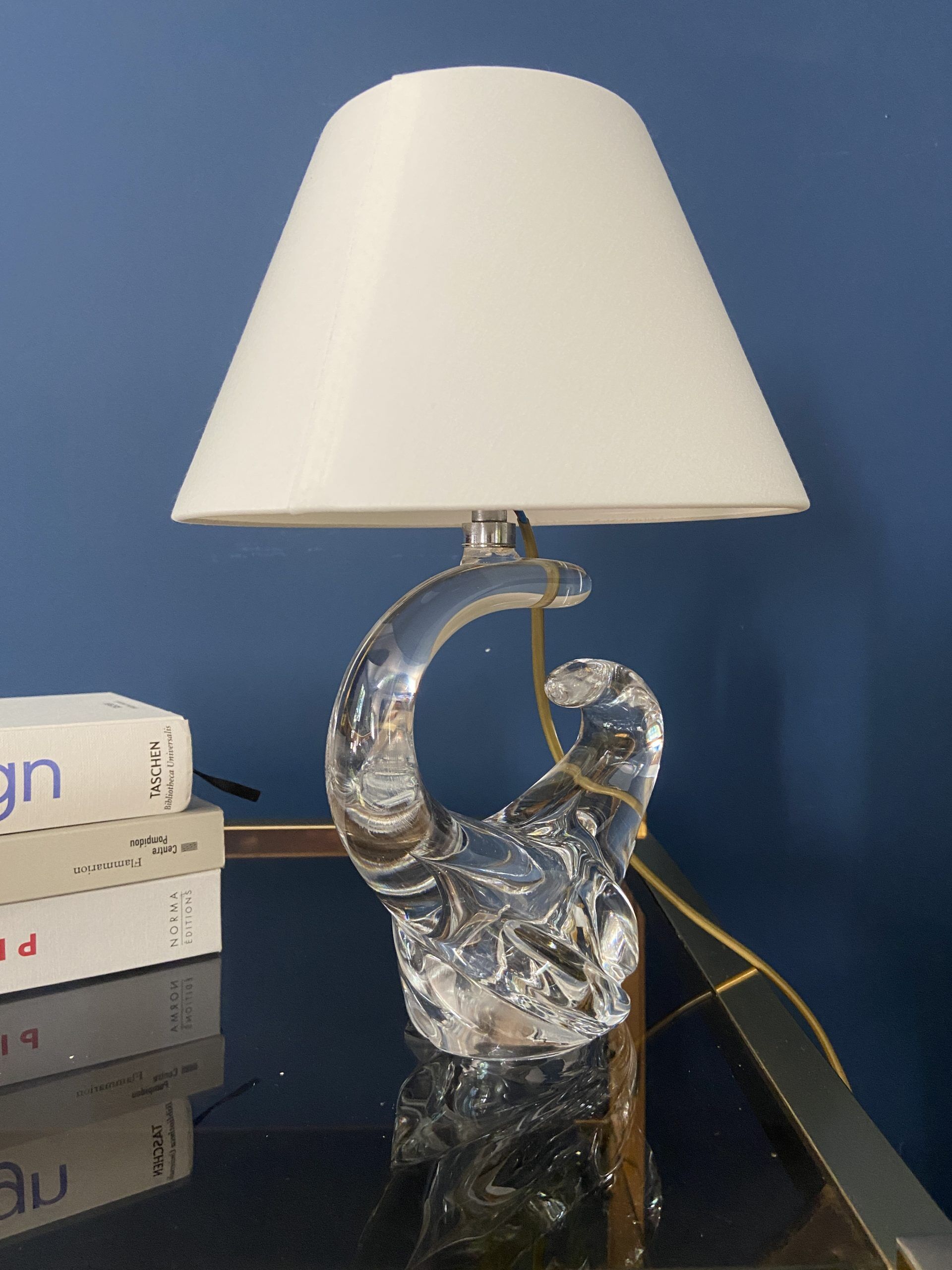 CRYSTAL FOOT TABLE LAMP