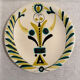 Plates and dish signed by Roger Capron, Vallauris.