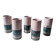 Set of 5 Ceramic Glasses Yvon Roy Dlg Capron Picault