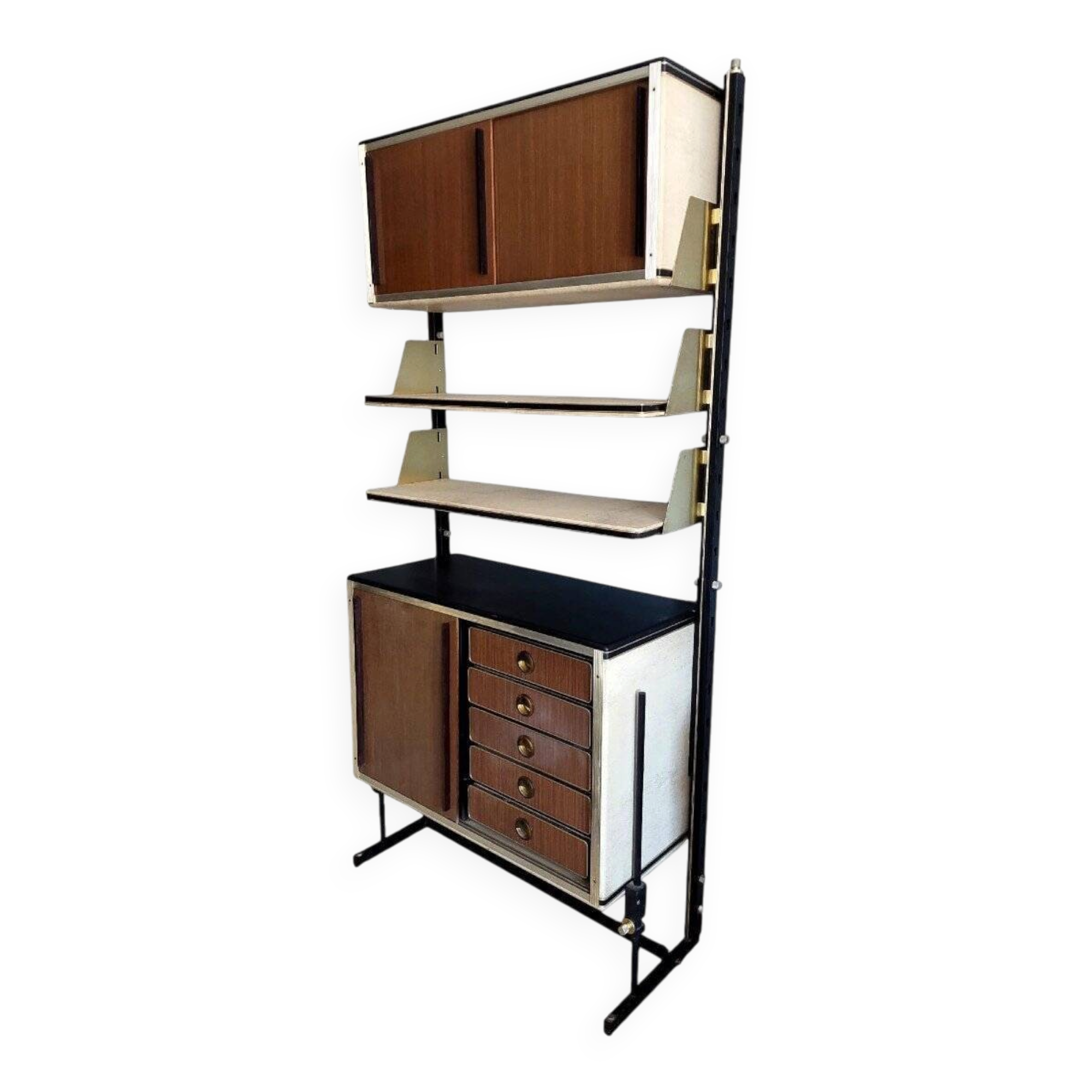 Meuble Bibliothèque d'Umberto Mascagni Design Des Années 1950,