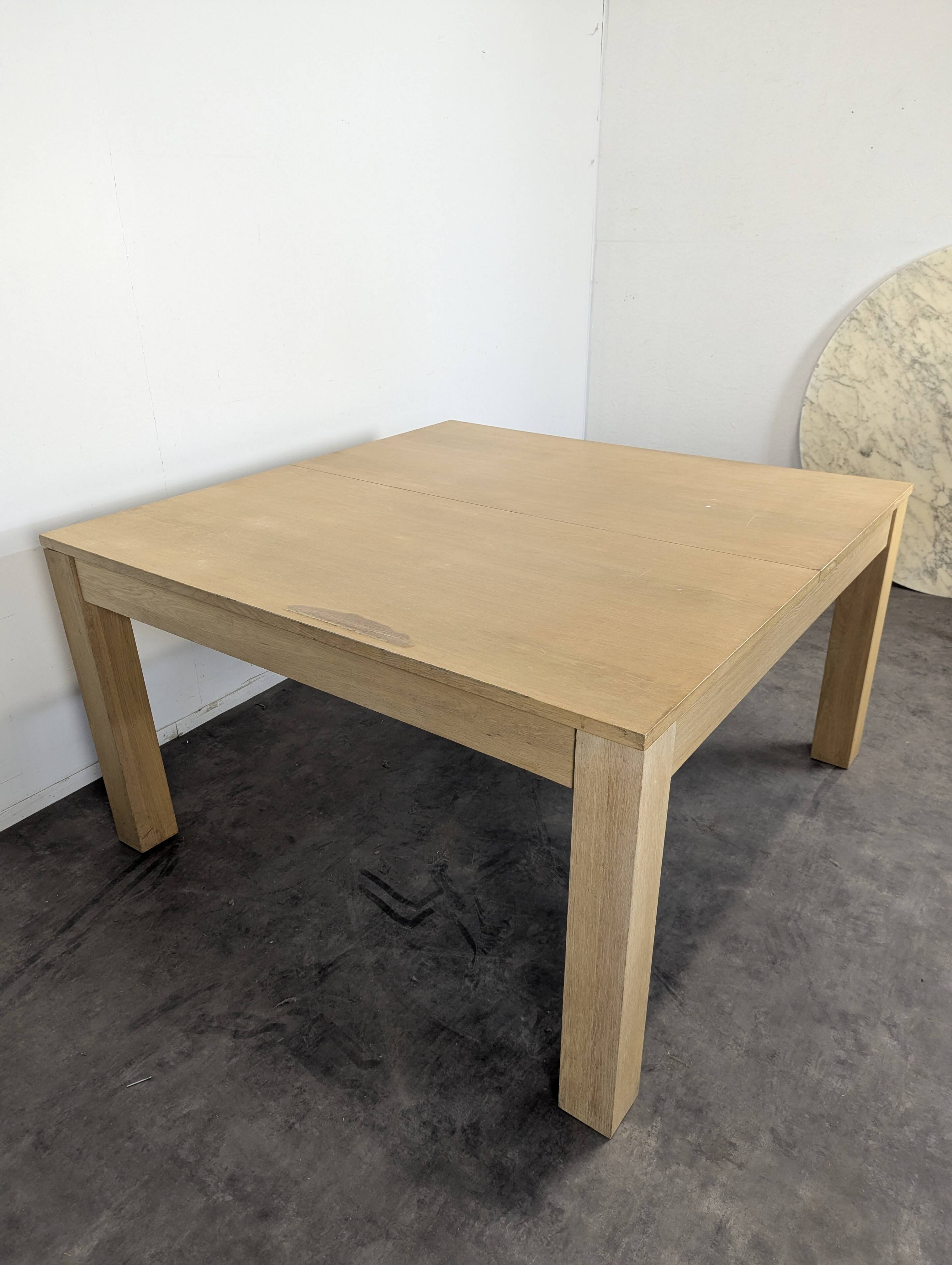 Large modern square table