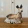 Antique Caugant ceramic terrine in the shape of a doe