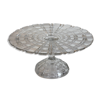 Former Portieux crystal cake plate
