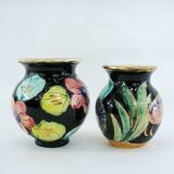 Small ceramic vases from Monaco - Vallauris France - vintage 50s