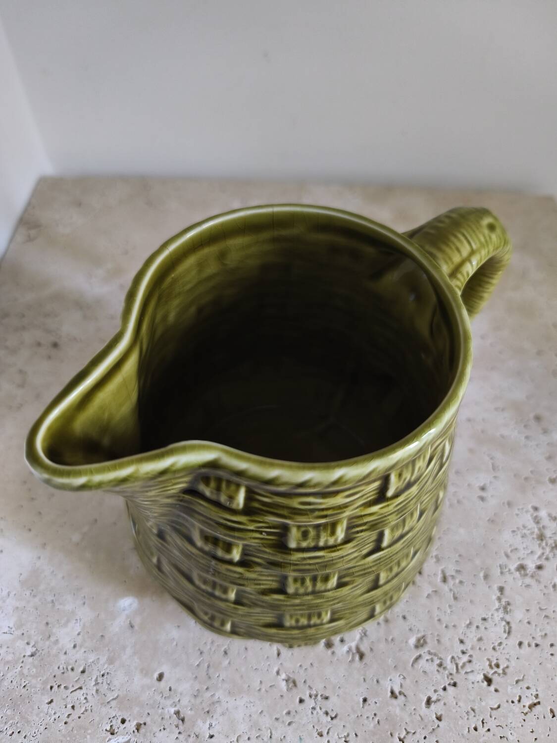 Digoin slipware pitcher