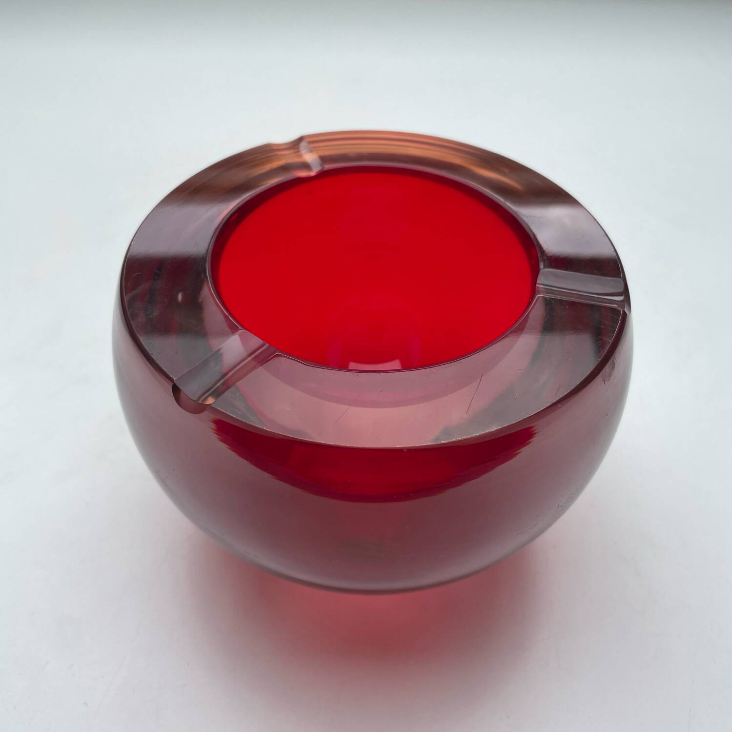 Cendrier lourd Antonio da Ros Cenedese Murano