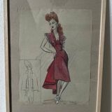 Fashion drawing G. Mazoyer