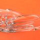 1970s Fruit bowl / Centrepiece transparent glass