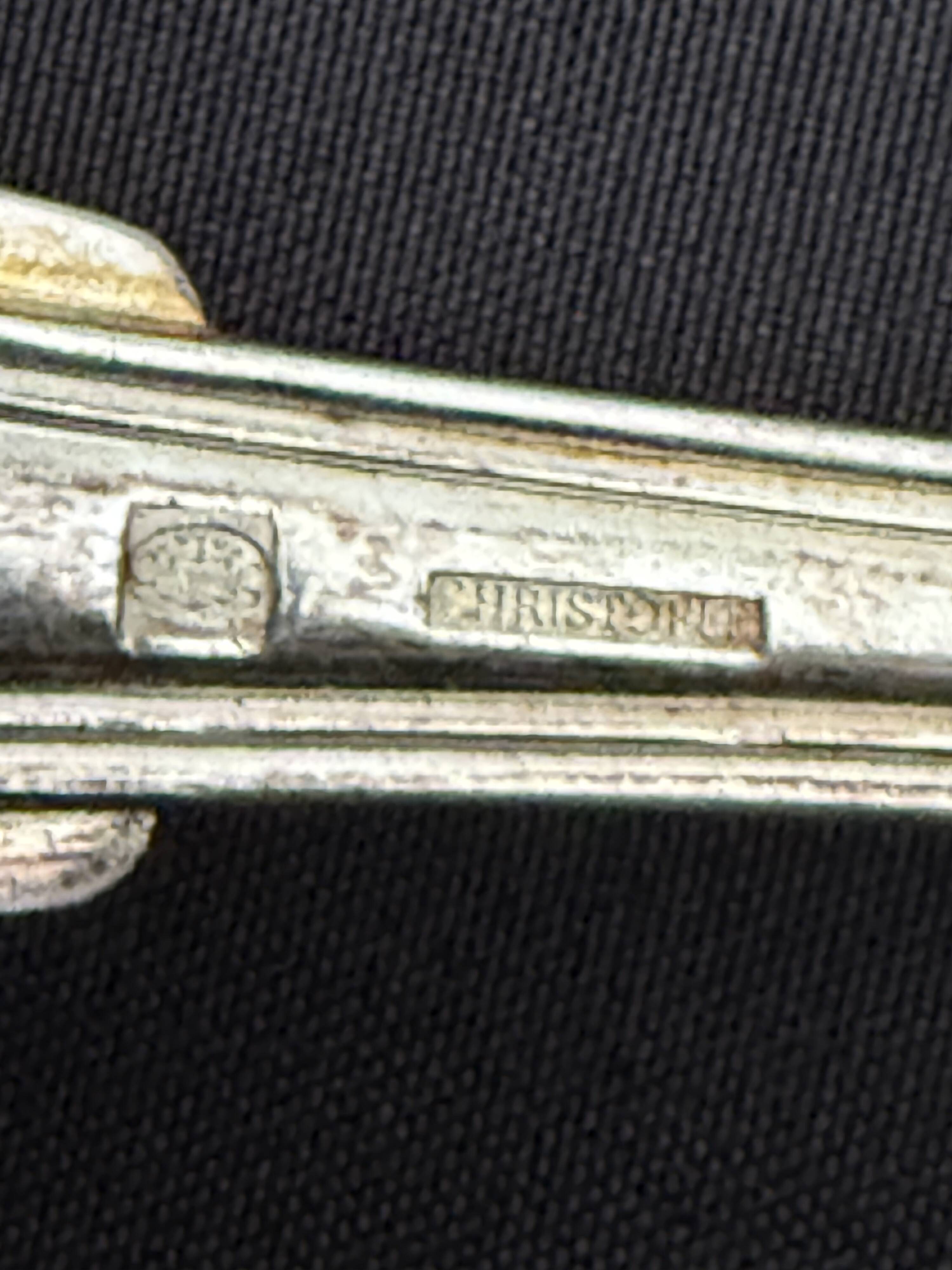 Christofle 37-piece cutlery set, Filet violon model