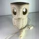 Lampe Albert Tormos en Pierre Sculpture Hibou ou chouette France 1960/70