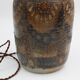 Ceramic lamp base signed jc courjault keraluc in quimper circa 1970