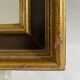 Golden leaf gold mirror