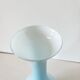 Large Italian vase in turquoise opaline from the 1960s.