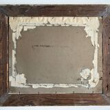 Oeuvre originale, Paysage d'Hiver Breton, Gouache de Suzanne Gueguen, 1940