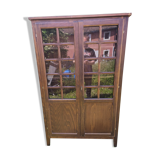 Wooden glass sideboard