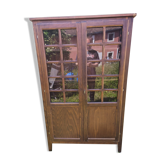 Wooden glass sideboard