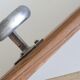 Wall coat rack in wood and metal