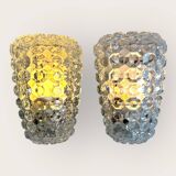 Helena Tynell Glashütte Limburg 1960 vintage Germany wall lights x2
