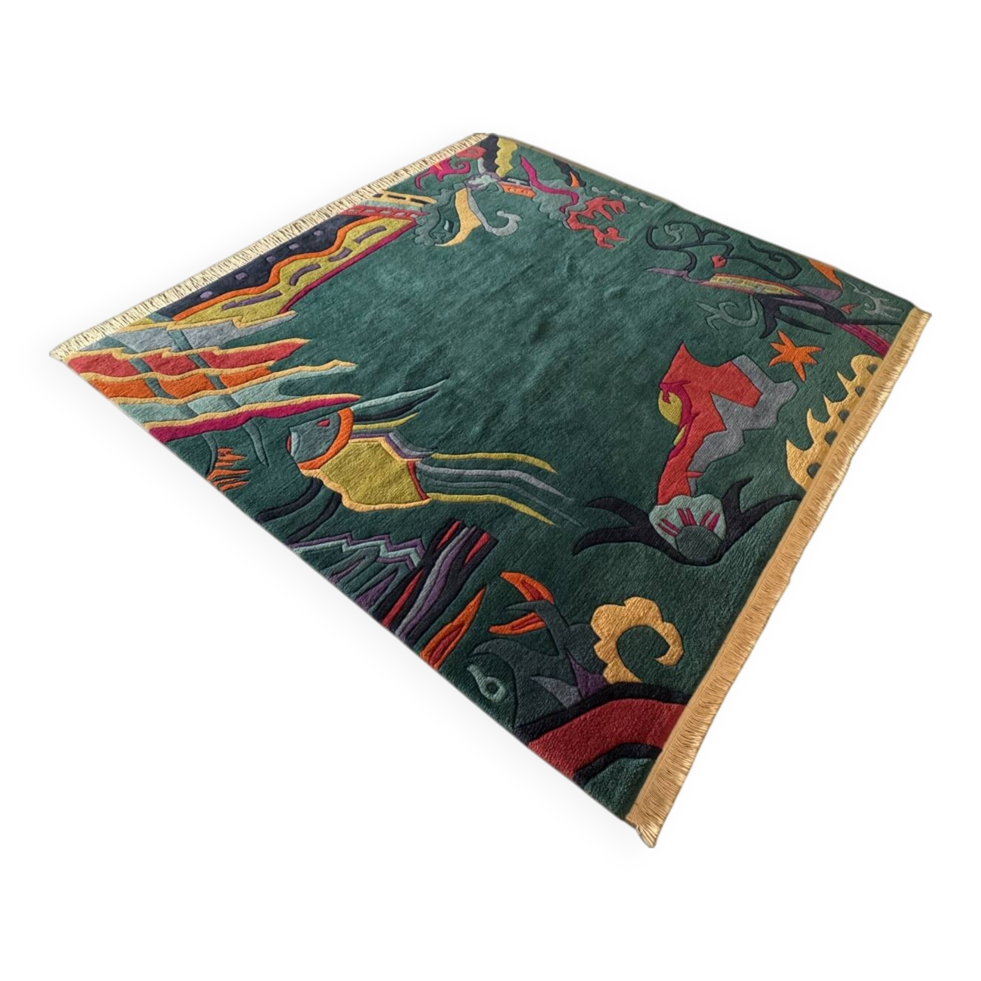 Tapis moderne népalais 200x200 cm