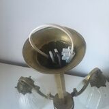 40/50 style brass chandelier