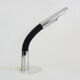 Italian flexible desk lamp Targetti Sankey by E Belinni chrome metal. Year 70
