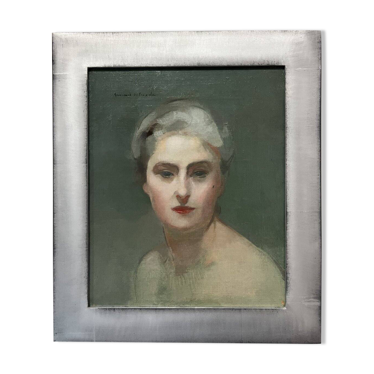 Lucien-Victor Guirand de Scévola (1871-1950) Portrait of his wife, oil on canvas signed