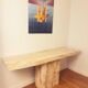 Italian Console Table, Travertine, Mid-Century Modern, 1970s Design