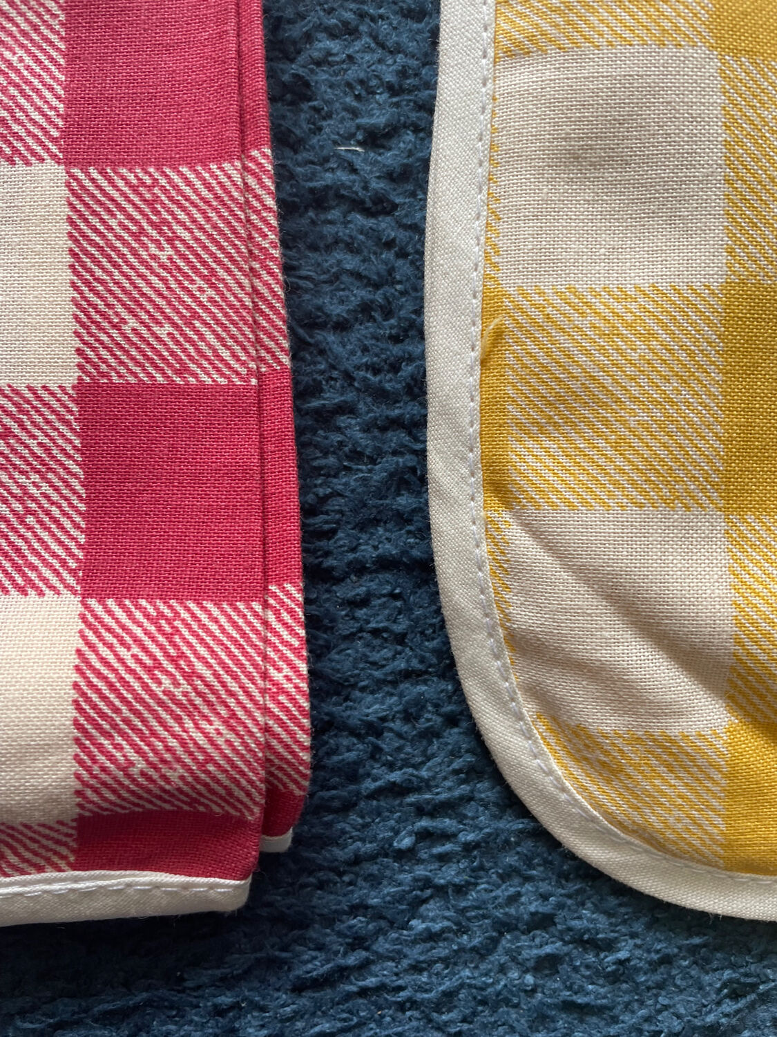 Lot de 18 serviettes de table Vichy