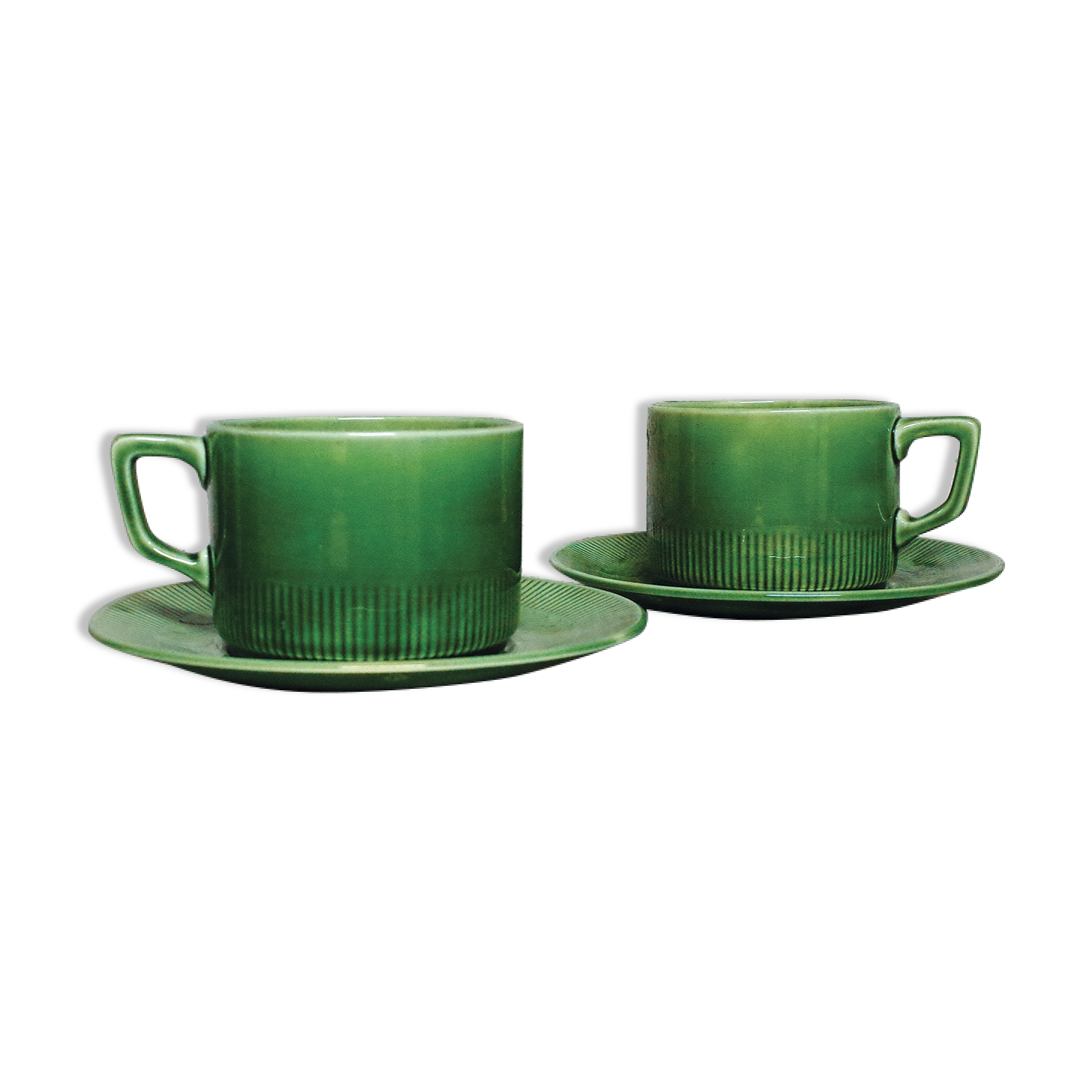 Duo cups with saucers