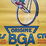 Old poster BGA origin, weapons and cycles "Hunting the competition" Illustrated by Martin Dupin