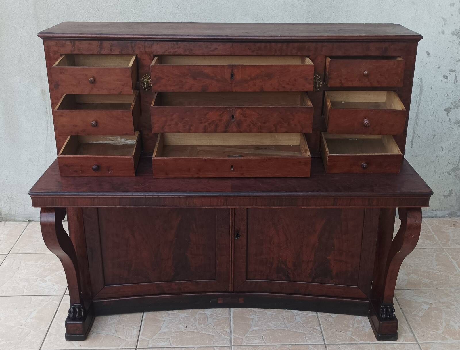 Mahogany Empire style buffet