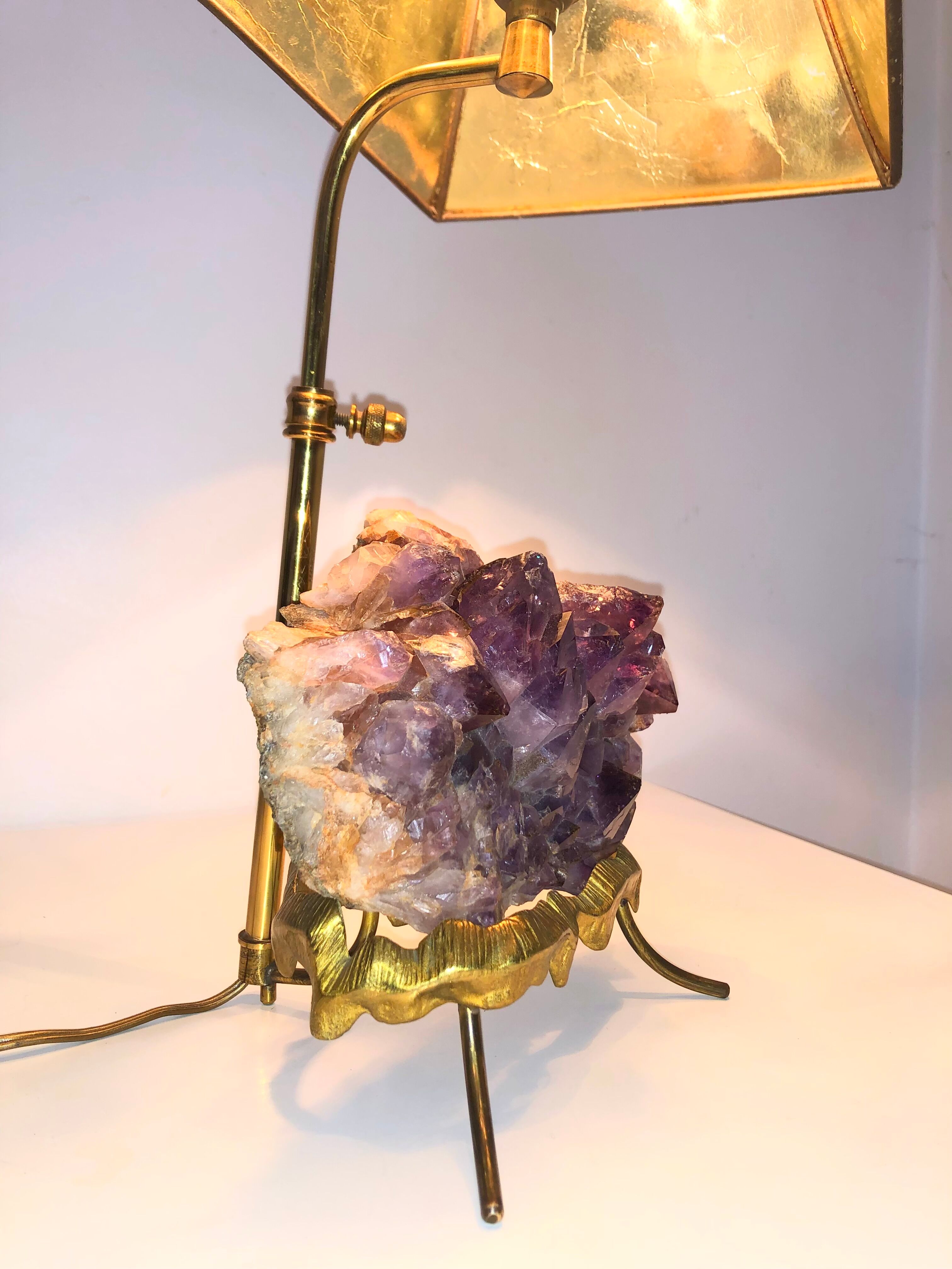 Amethyst lamp 1970