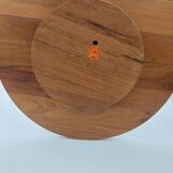 Large Stylform teak rotating serving tray